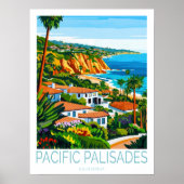 Pacific Palisades California Poster, Pacific Palis Poster (Voorkant)