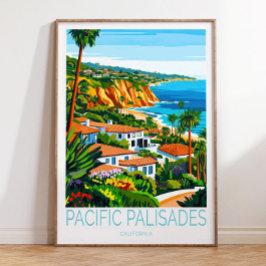 Pacific Palisades California Poster, Pacific Palis Poster