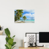 Pacific palmstrandposter poster (Thuiskantoor)