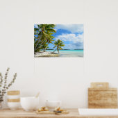 Pacific palmstrandposter poster (Keuken)