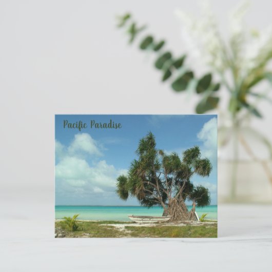 Pacific Paradise Briefkaart (Staand voorkant)