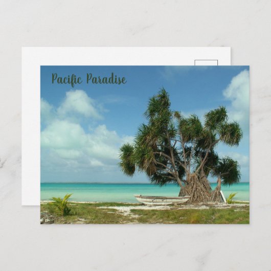 Pacific Paradise Briefkaart (Voorkant / Achterkant)