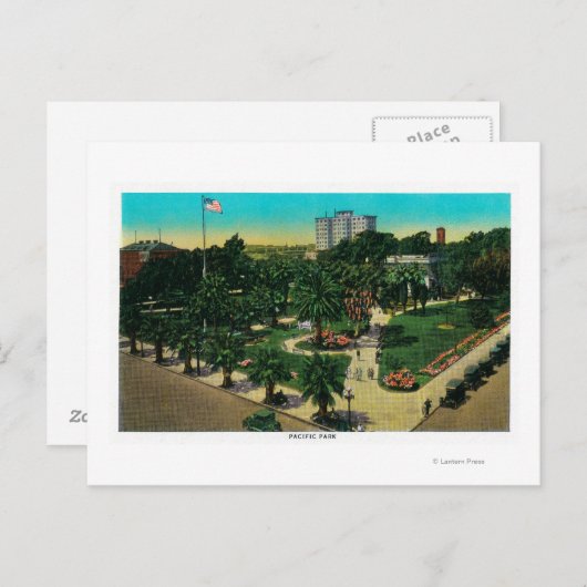 Pacific Park in Long Beach, Californië Briefkaart (Voorkant / Achterkant)