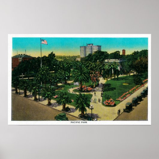 Pacific Park in Long Beach, Californië Poster (Voorkant)
