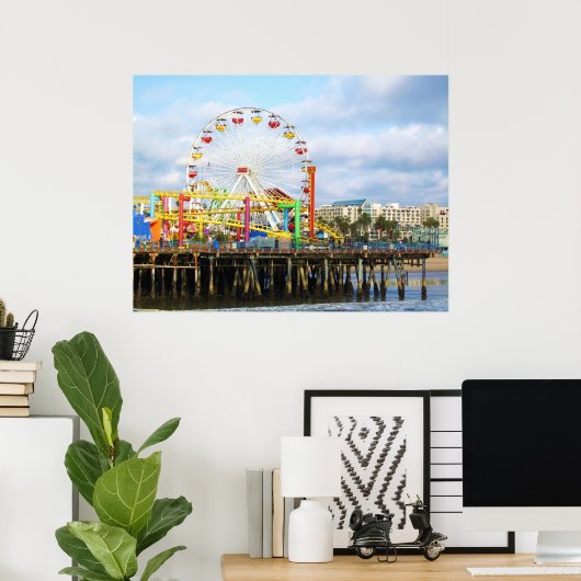 Pacific Park, Santa Monica, Ca Poster (Thuiskantoor)