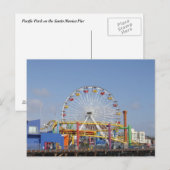Pacific Park @ Santa Monica Pier Briefkaart (Voorkant / Achterkant)