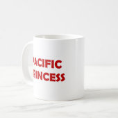 pacific prinses koffiemok (Voorkant links)
