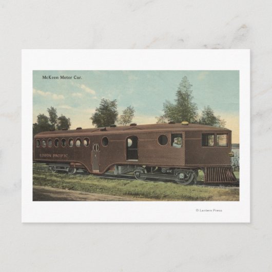 Pacific RailroadMcKeen Motor Car Uitzicht Briefkaart (Voorkant)