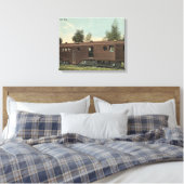 Pacific RailroadMcKeen Motor Car Uitzicht Canvas Afdruk (Insitu (Slaapkamer))