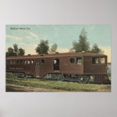 Pacific RailroadMcKeen Motor Car Uitzicht Poster (Voorkant)