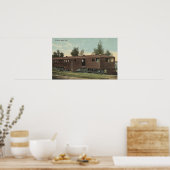 Pacific RailroadMcKeen Motor Car Uitzicht Poster (Keuken)