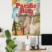 Pacific Rim Canada National Park vakantion Poster (Thuiskantoor)