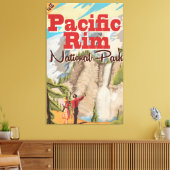 Pacific Rim Canada National Park vakantion Poster Canvas Afdruk (Insitu (Woonkamer))