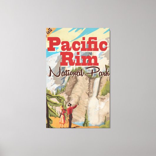 Pacific Rim Canada National Park vakantion Poster Canvas Afdruk (Voorkant)