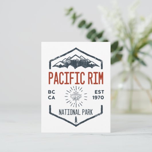 Pacific Rim National Park Canada  Briefkaart (Staand voorkant)