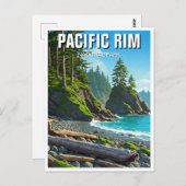 Pacific Rim National Park Canada Reizen Briefkaart (Voorkant / Achterkant)