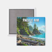 Pacific Rim National Park Canada Reizen Magneet (Voorkant / Achterkant)