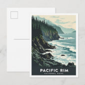 Pacific Rim National Park Canada Travel Briefkaart (Voorkant / Achterkant)