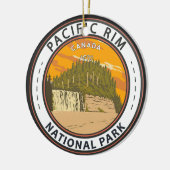 Pacific Rim National Park Reserve Canada Badge Keramisch Ornament (Links)