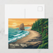 Pacific Rim National Park Reserve Canada Briefkaart (Voorkant / Achterkant)