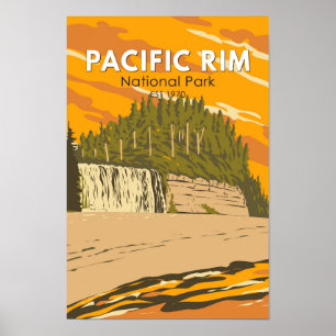 Pacific Rim National Park Reserve Travel  Poster