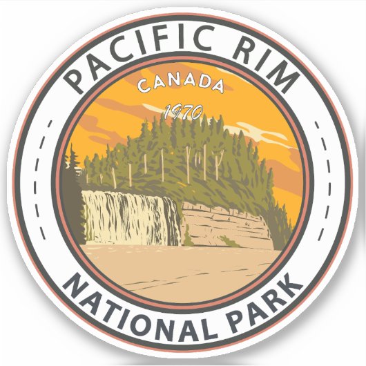 Pacific Rim National Park Reserve Travel  Sticker (Voorkant)