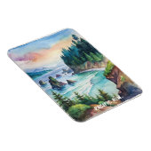 Pacific Rim National Park Waterverf Schilderen Magneet (Rechterzijde)