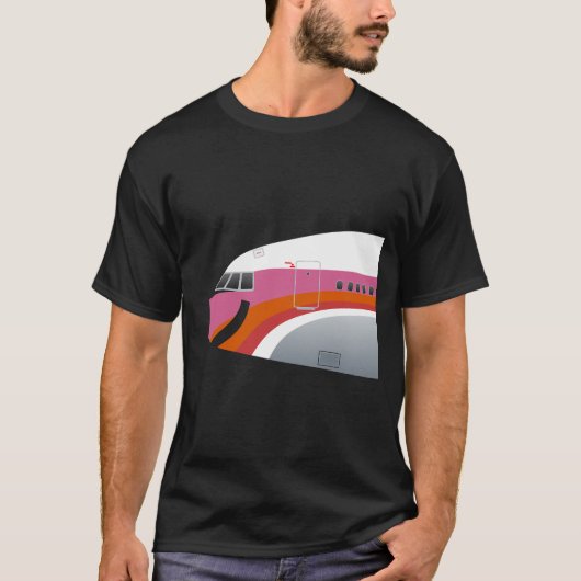 Pacific Southwest Airlines Lockheed L-1011 Tristar T-shirt (Voorkant)