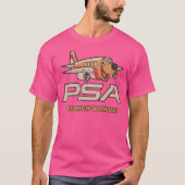Pacific Southwest Airlines (PSA) T-shirt (Voorkant)