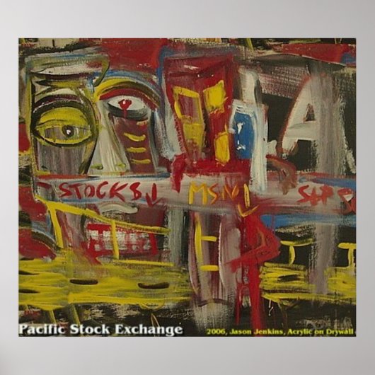 Pacific Stock Exchange Poster (Voorkant)