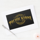 Pacific Stone Sticker Zwart (Envelop)