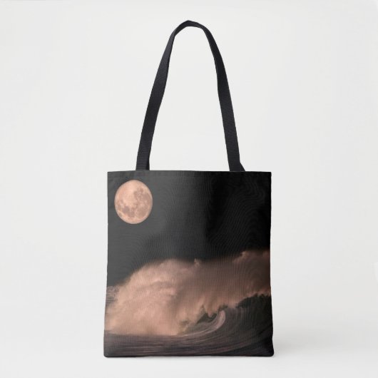Pacific Storm Waves | Noordkust van Oahu, Hawaii Tote Bag (Voorkant)