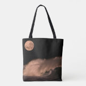 Pacific Storm Waves | Noordkust van Oahu, Hawaii Tote Bag (Achterkant)
