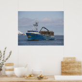 Pacific Sun, Crab Boat in de Nederlandse haven, Al Poster (Keuken)