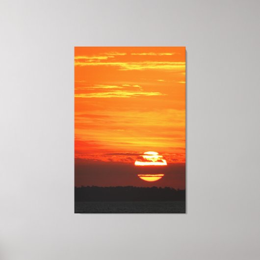 PACIFIC SUNSET 32x48 Canvas Afdruk (Voorkant)