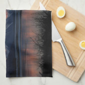 Pacific Sunset; Alaska Souvenir Theedoek (Quarter Fold)