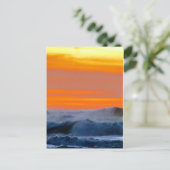 Pacific Sunset Briefkaart (Staand voorkant)