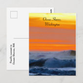 Pacific Sunset Briefkaart (Voorkant / Achterkant)
