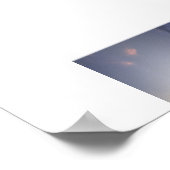 Pacific Sunset Panoramische kleurenfotografie Poster (Hoek)