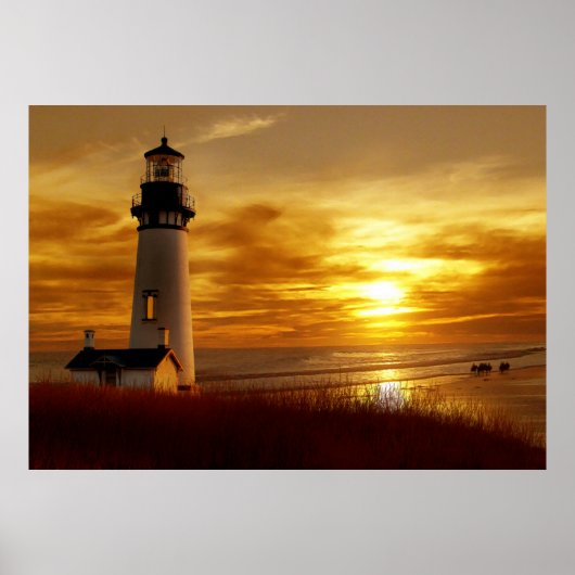 Pacific Sunset Poster (Voorkant)