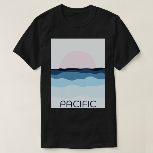 Pacific Sunset T-shirt (Design voorkant)