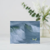 Pacific Surf Custom Briefkaart (Staand voorkant)