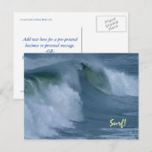 Pacific Surf Custom Briefkaart (Voorkant / Achterkant)