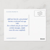 Pacific Surf Custom Briefkaart (Achterkant)