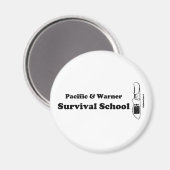 Pacific & Warner Survival School Magneet (Voorkant / Achterkant)