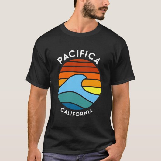 Pacifica California Wave T-shirt (Voorkant)
