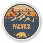 Pacifica, Californië Sticker (Voorkant)