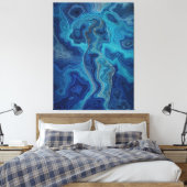 “Pacifica” – Een Oceaanportret Canvas Afdruk (Insitu (Slaapkamer))