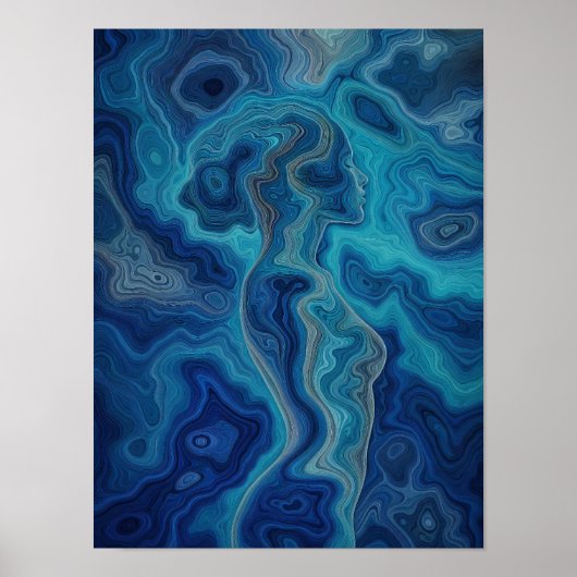 “Pacifica” – Een Oceaanportret Poster (Voorkant)