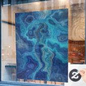 “Pacifica” – Een Oceaanportret Raamsticker (Cafe Raam)